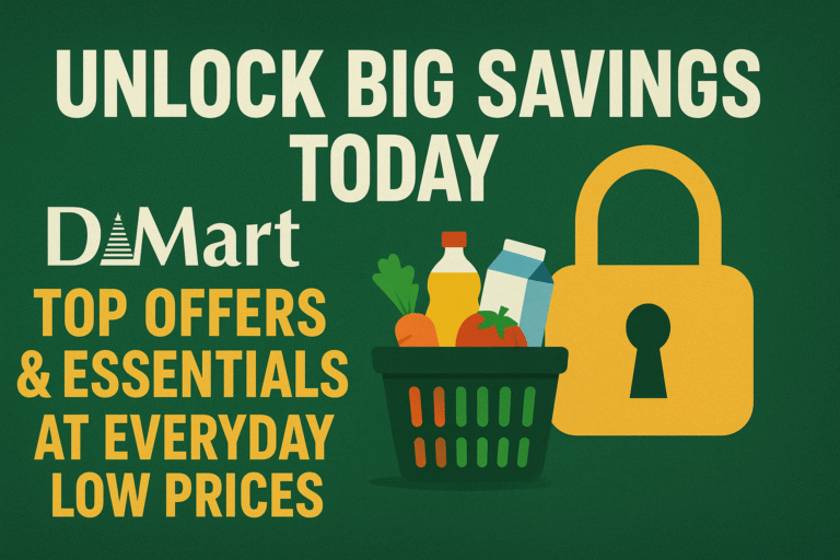 DMart Smart Shopping Tips and Savings Banner